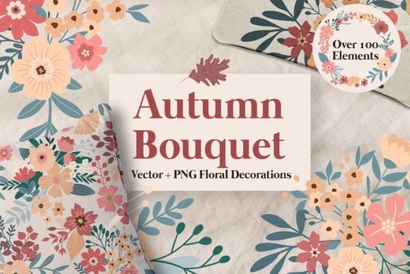 Download Autumn Floral Illustrations - Illustration Collection