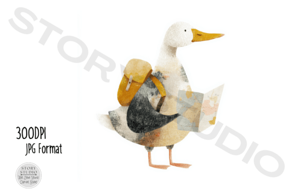 Download Cute Duck Clipart Set - Duck clipart Collection